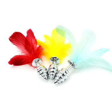 Рельефная пробка украшение с перьевым хвостиком — Твой Каприз