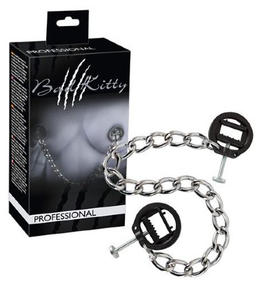 Клипсы зажимы на соски Kette mit Schraubzwingen — Твой Каприз