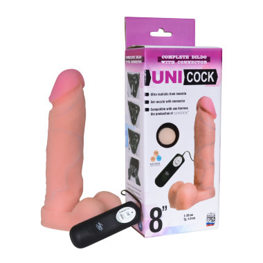 Насадка на Harness с вибрацией 12 режимов UNICOCK 8 — Твой Каприз