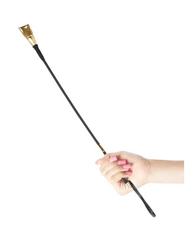 Стек Fetish Fantasy Gold Riding Crop черный с золотом — Твой Каприз