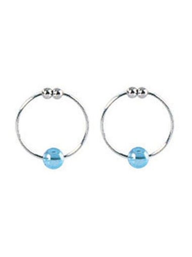 Колечки для сосков BLUE CRYSTAL — Твой Каприз