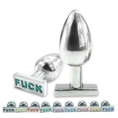 Анальная втулка с надписью FUCK — Твой Каприз
