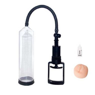 Поршневая мужская помпа с насадкой — Твой Каприз