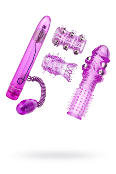 Вибратор с набором насадок — Твой Каприз