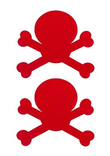 Пестисы Череп красные — Твой Каприз