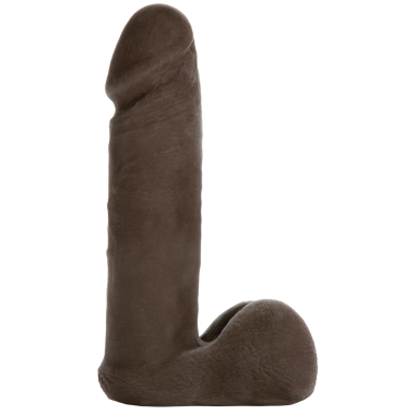 Черная насадка-реалистик для системы харнесс - 20,3 см. — Твой Каприз