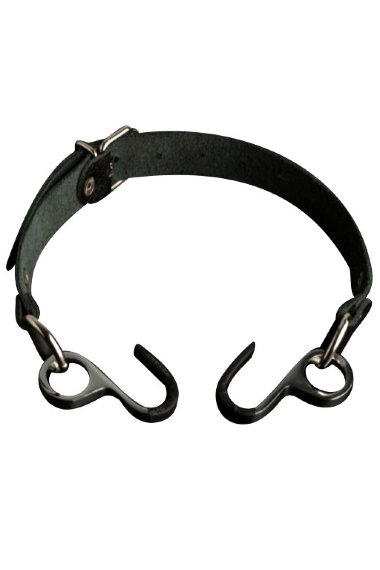 Расширитель для рта с крючками на кожаном ремне Sitabella — Твой Каприз