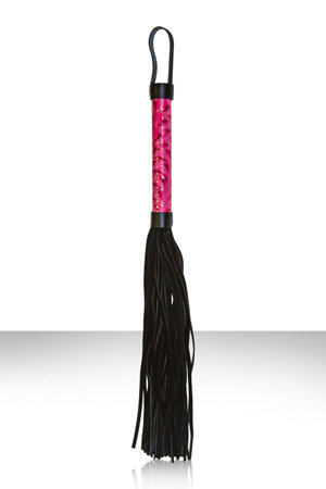Плетка SINFUL WHIP многохостная розовая — Твой Каприз