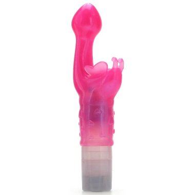 Вибромассажер BUTTERFLY KISS розовый — Твой Каприз