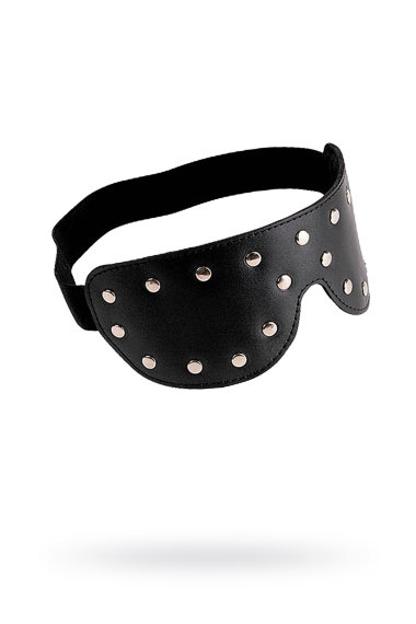 Кожаная маска закрытого типа с металлическими заклепками — Твой Каприз