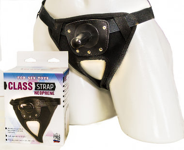 Трусики со штырьком из неопрена CLASS STRAP — Твой Каприз