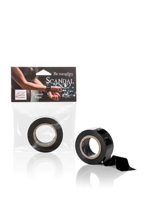 Скотч - лента черная (2,5см ширина, 15м длина)  Scandal Lovers Tape - Black — Твой Каприз