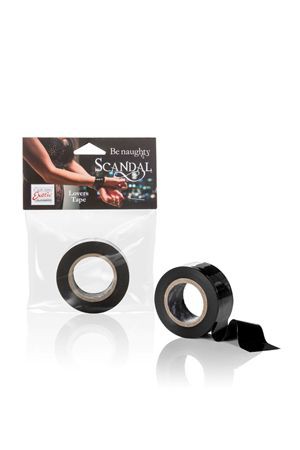 Скотч - лента черная (2,5см ширина, 15м длина)  Scandal Lovers Tape - Black фото 1 — Твой Каприз