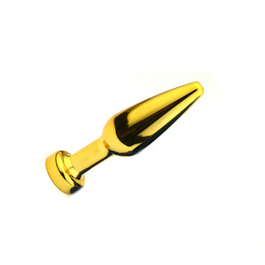 Анальное украшение-стимулятор золотой — Твой Каприз