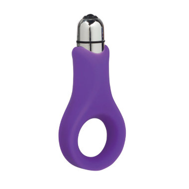 Вибро-насадка EMBRACE COUPLES RING фиолетовая — Твой Каприз