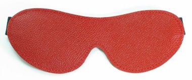Маска из натуральной кожи красная — Твой Каприз