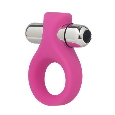 Вибро-насадка EMBRACE LOVERS RING розовая — Твой Каприз