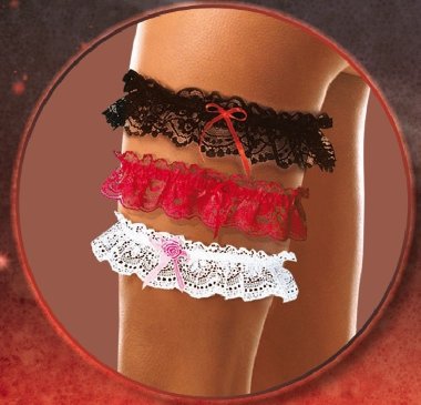 Широкая кружевная подвязка на ногу — Твой Каприз