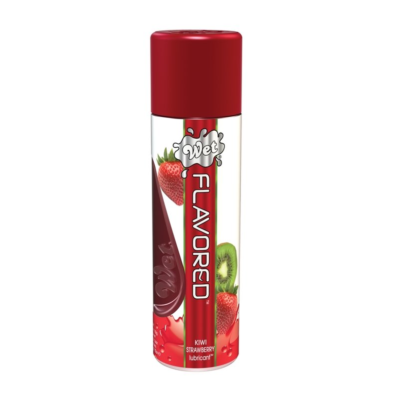 Лубрикант Wet Flavored со вкусом киви и клубники 102 mL фото 1 — Твой Каприз