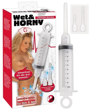 Шприц для спринцевания с двумя съемными насадками — Твой Каприз