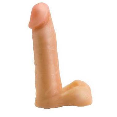 Гелевая насадка для страпона с мошонкой Harness — Твой Каприз