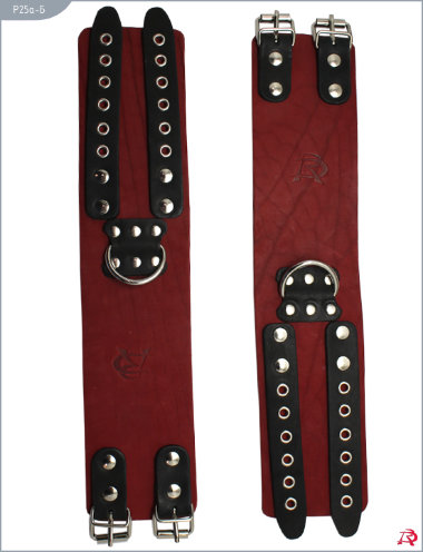 Поножи широкие красные без подкладки — Твой Каприз