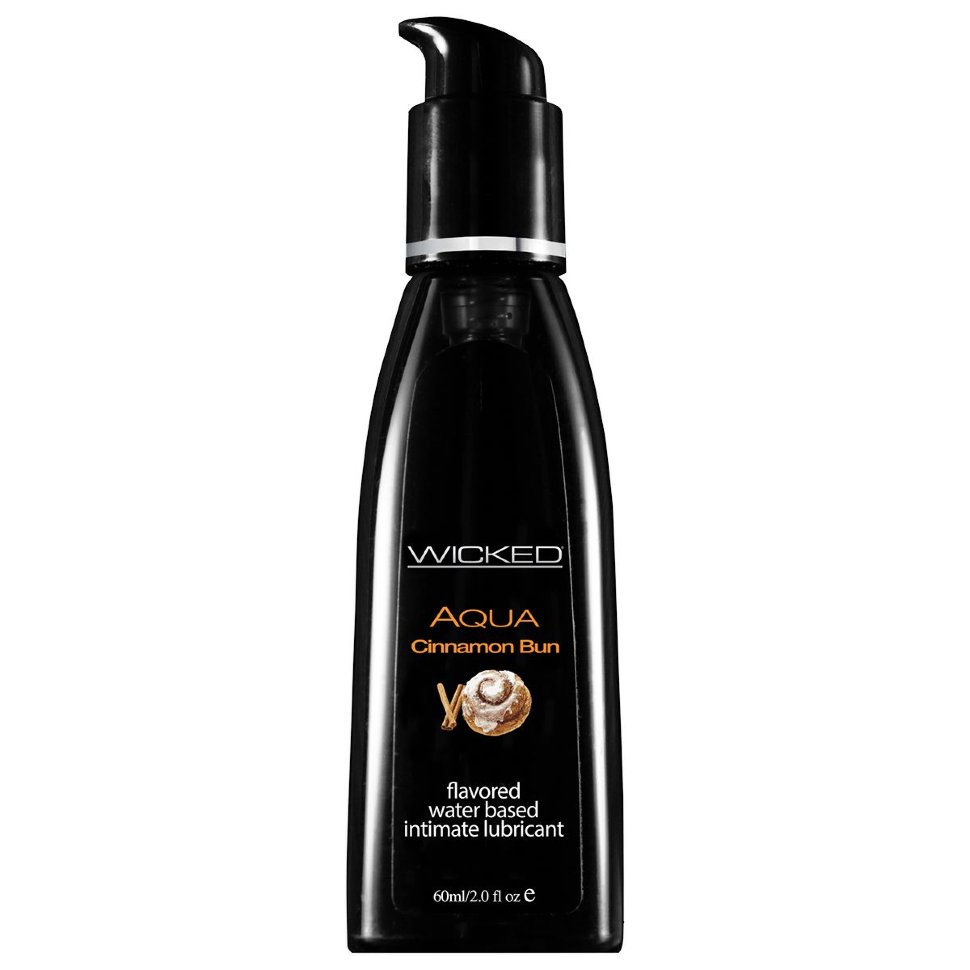 Лубрикант со вкусом булочки с корицей WICKED AQUA 60 ml фото 1 — Твой Каприз
