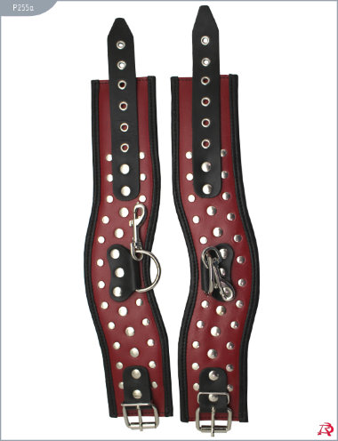 Поножи фигурные черно-красные — Твой Каприз