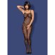 Кэтсьюит с боковым цветочным рисунком F 219 BODYSTOCKING фото 1 — Твой Каприз