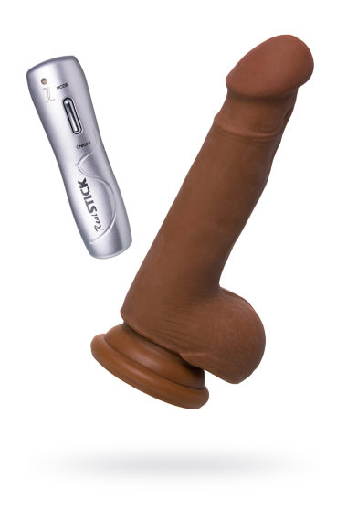 Реалистичный вибратор мулат RealStick Elite Mulatto на присоске — Твой Каприз