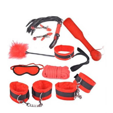 Красный набор для бдсм игр — Твой Каприз