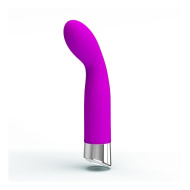 Гладкий вибростимулятор с пластичной головкой G-spot John — Твой Каприз