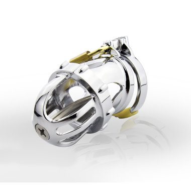 Стальной пояс верности с уретральным катетером — Твой Каприз