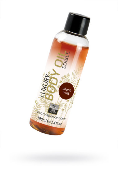 Съедобное масло для тела с Шоколодно-мятным ароматом — Твой Каприз