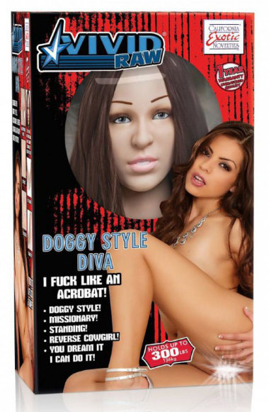 Кукла Vivid Raw Doggy Style Diva Love Doll телесная — Твой Каприз