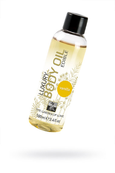 Съедобное масло для тела с ароматом Ванили — Твой Каприз