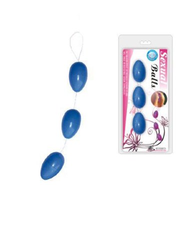 Анальные шарики голубые — Твой Каприз