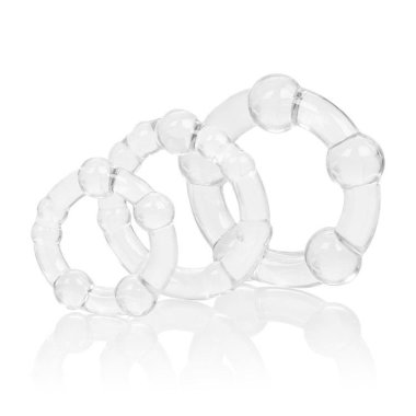 Комплект из трех эрекционных колец Island Rings-Clear — Твой Каприз