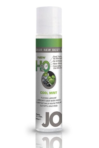 Ароматизированный любрикант на водной основе Flavored Cool Mint 30 мл — Твой Каприз