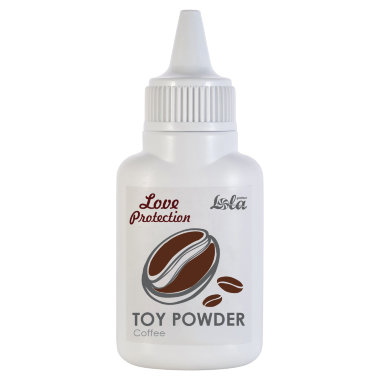 Пудра для игрушек с ароматом кофе Love Protection Coffee — Твой Каприз