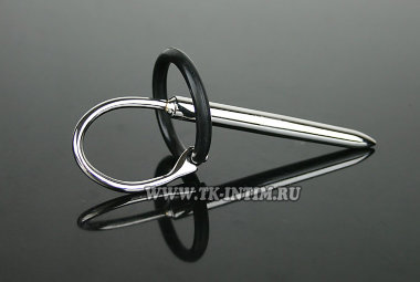 Уретральный плаг с фиксирующим кольцом — Твой Каприз