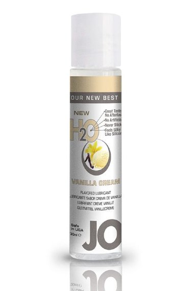 Ароматизированный любрикант на водной основе JO Flavored Vanilla 30 мл — Твой Каприз