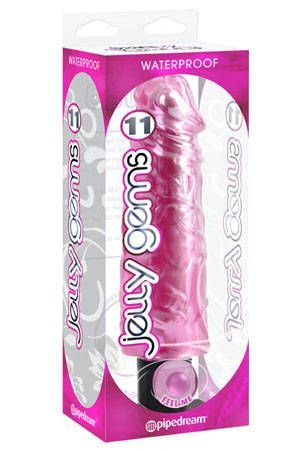 Вибромассажер JELLY GEMS №11 розовый — Твой Каприз