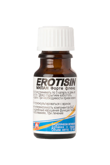 Капли для повышения либидо унисекс Erotisin 10 мл — Твой Каприз
