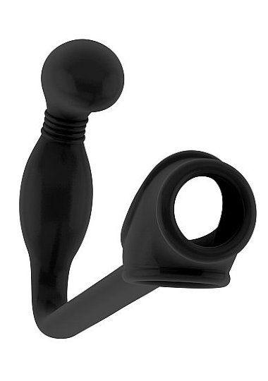 Анальная пробка с эрекционным кольцом SONO — Твой Каприз