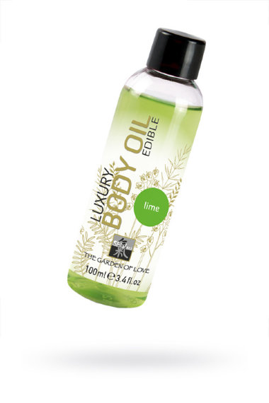 Съедобное масло для тела с ароматом Лайма — Твой Каприз