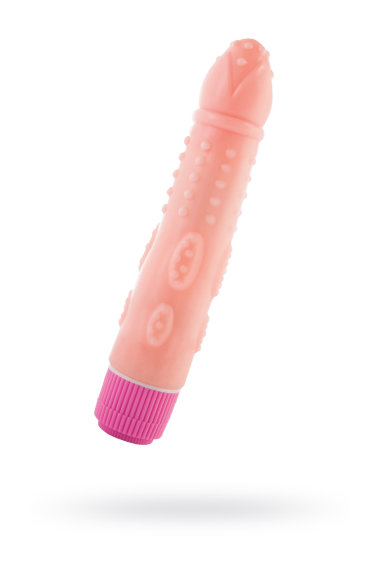 Мультискоростной реалистичный вибратор TOYFA A-Toys с пупырышками — Твой Каприз