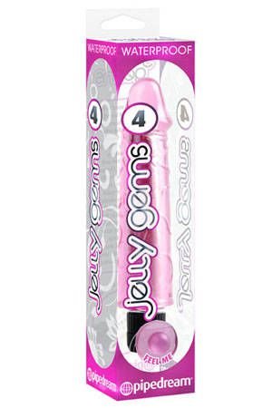 Вибромассажер JELLY GEMS №4 розовый — Твой Каприз