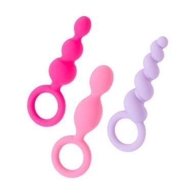 Набор анальных цветных плагов SATISFYER — Твой Каприз