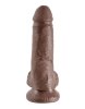 Фаллоимитатор на присоске телесный COCK WITH BALLS фото 6 — Твой Каприз